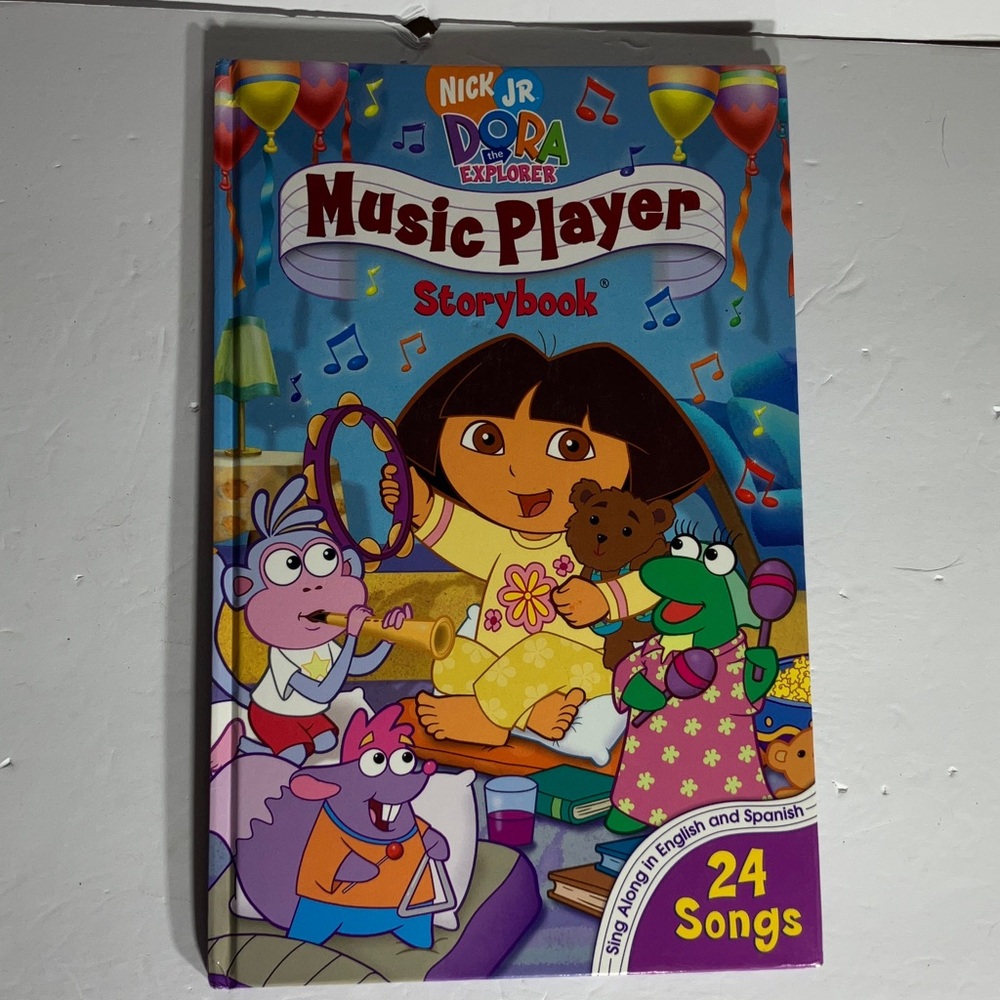 Nick Jr‎ Dora the Explorer Music Player Storybook - Purple and Yellow